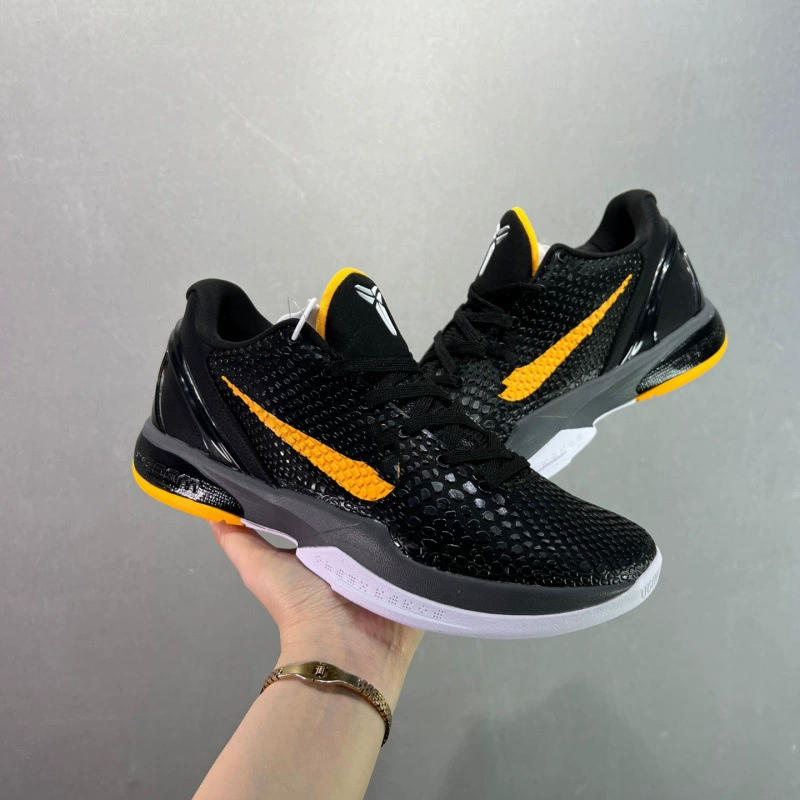 Высокая версия Kobe 6 Green Hornet Практические баскетбольные кроссовки мужские с воздушной подушкой обувь уличная Kobe Cement Globe Shoes