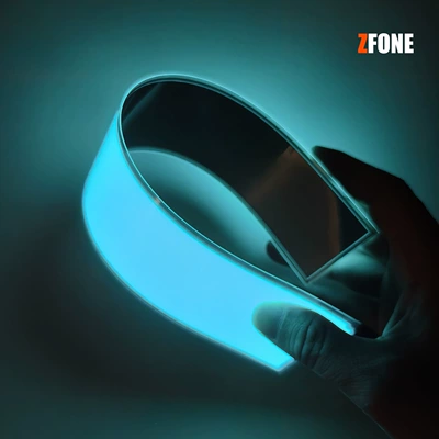 Cuttable flexible ultra-thin light-emitting sheet without light beads, EL cold light sheet, battery-powered light board, light strip, cold light lamp strip