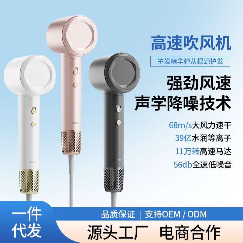 Ohfo High-Concentration Moisturizing Plasma High-Speed Hair Dryer with Constant Temperature, Low Noise, No Damage to Hair, Aromatherapy Essential Oil Gift Box Set