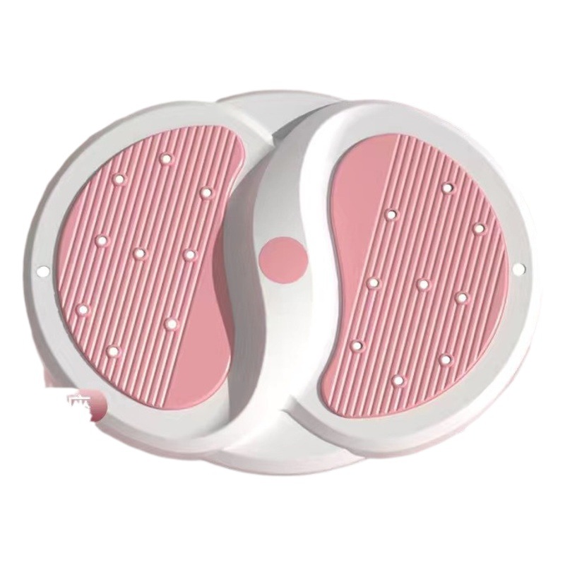 Waist twisting plate female fitness home sports equipment massage belly contracting fat burning shaping waist twisting machine rotating turntable