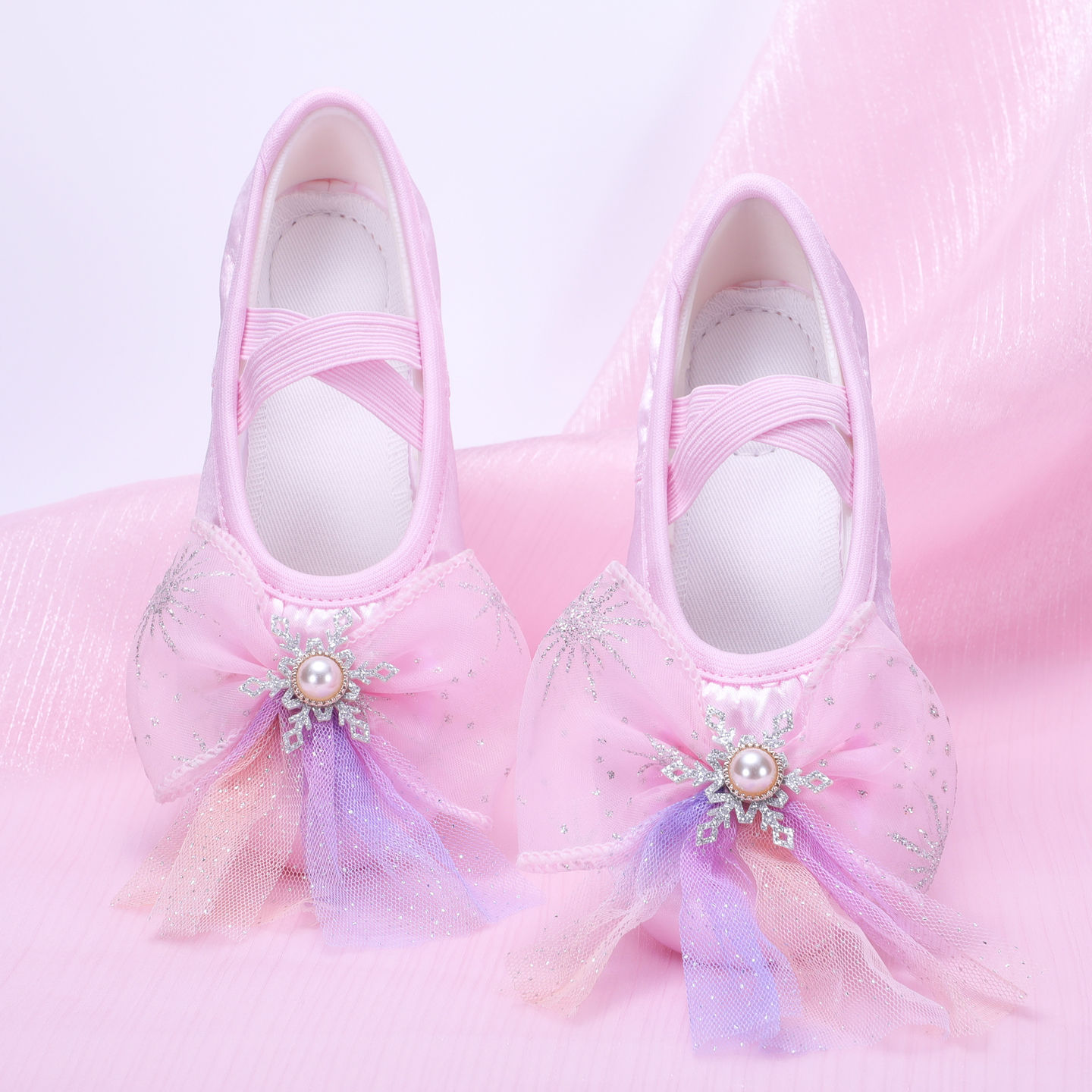 Dance Shoes, Soft-Soled Practice Shoes, Kidsren's Ballet Shoes, Handmade Shoes, Cute Stage Performance Cat Claw Shoes, New Style 8050