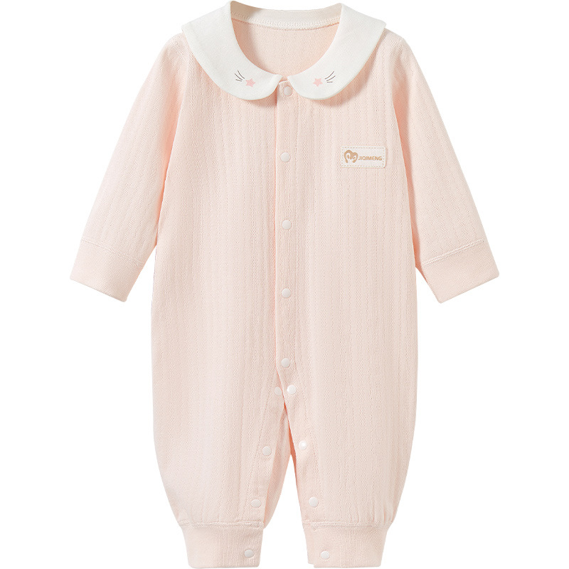 Mono de bebé Primavera, Otoño e Invierno de los hombres y las mujeres de algodón fino bebé Super lindo mameluco traje otoño recién nacido Ropa