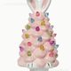 Easter Bunny Shape Resin Tree Decorations Spring Easter Bunny Luminous Ornaments Easter Bunny Tree
