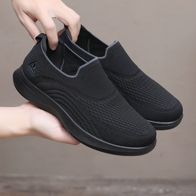 Обувь мужская весна и осень новая мода мягкая подошва дышащая дикая износостойкая трансграничная обувь оптовая мужская обувь ленивая обувь мелкая обувь
