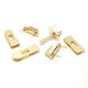 Factory in stock wholesale large Kelly bag lock 6 pieces of suit luggage hardware accessories zinc alloy handbag twist lock