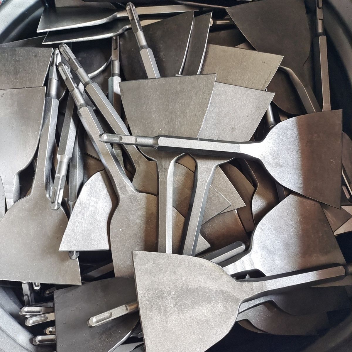 加宽方柄电锤六角凿子超薄电镐头扁凿铲墙加长开槽铜线扁铲混泥土