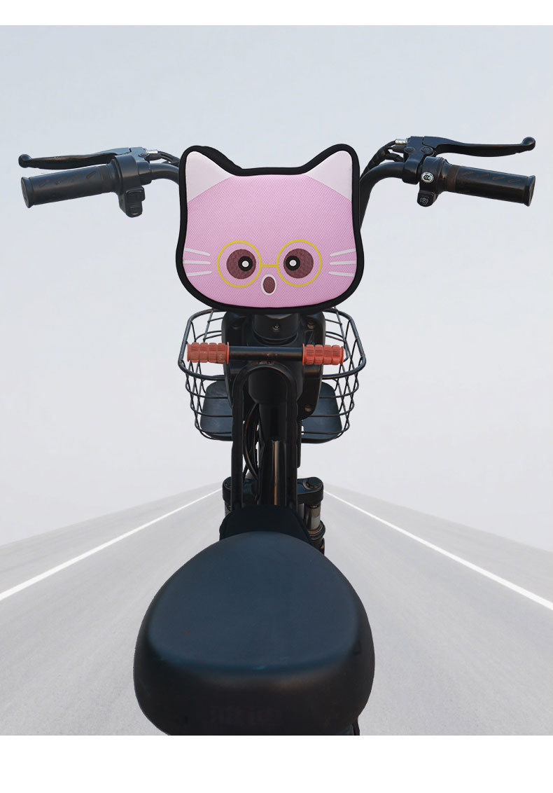 Electric Vehicle Anti-Collision Pad Front Seat Baby Headrest Baby Safety Motorcycle Anti-Collision Head Pad Thickeneded and Enlarged