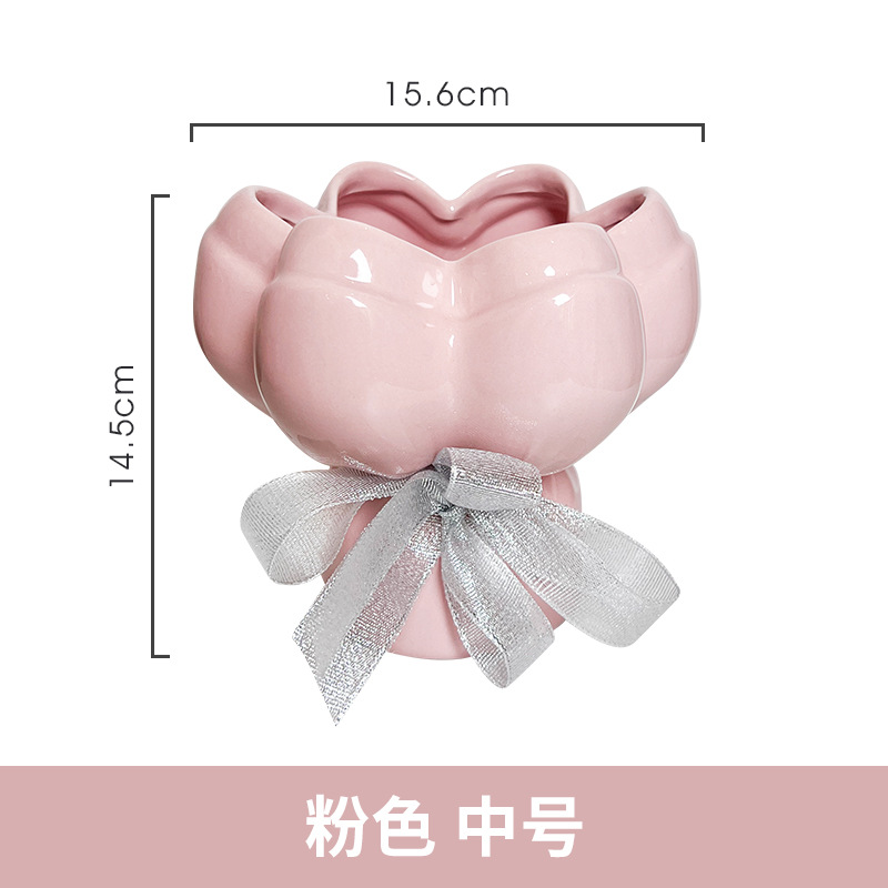 핑크 미디엄 [부케 꽃병 4.0]