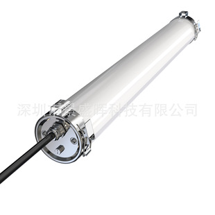 Ip69K Ik10 Pc Extruded Shell Round Tubular Three-Proof Lamp High Light Efficiency Diameter 70mm 40W Ip69K