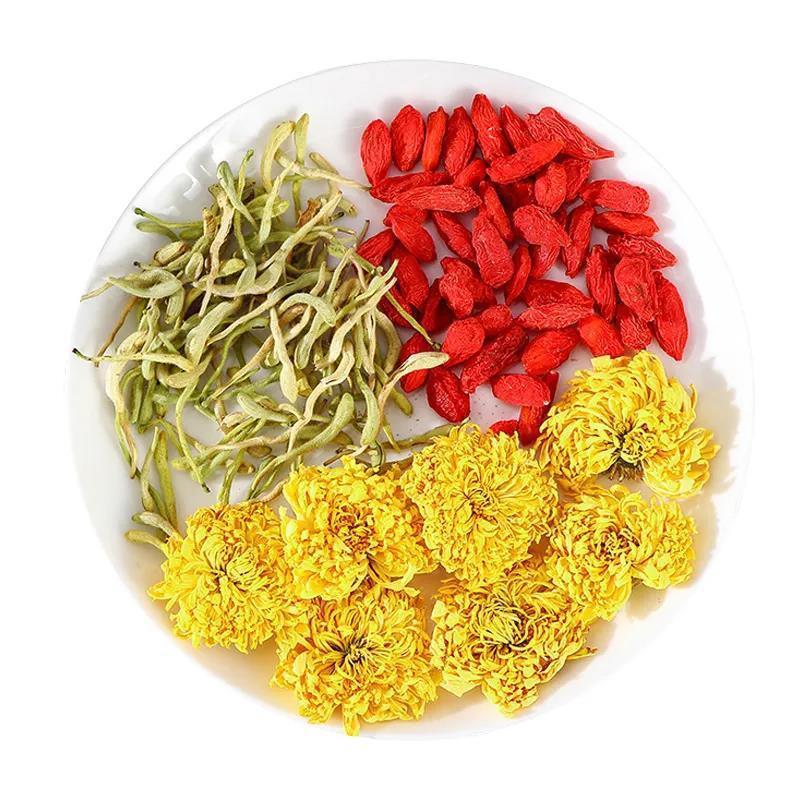 菊花茶菊金銀花クコ茶茶包夜更かしして肝火旺盛男性女性養生茶|undefined
