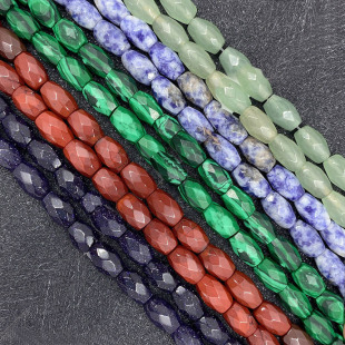 ��Ȼʯ����ɢ��6x9mm�AľͰ���Q�׻Ҭ�觷۾�����DIY���Ʒ���