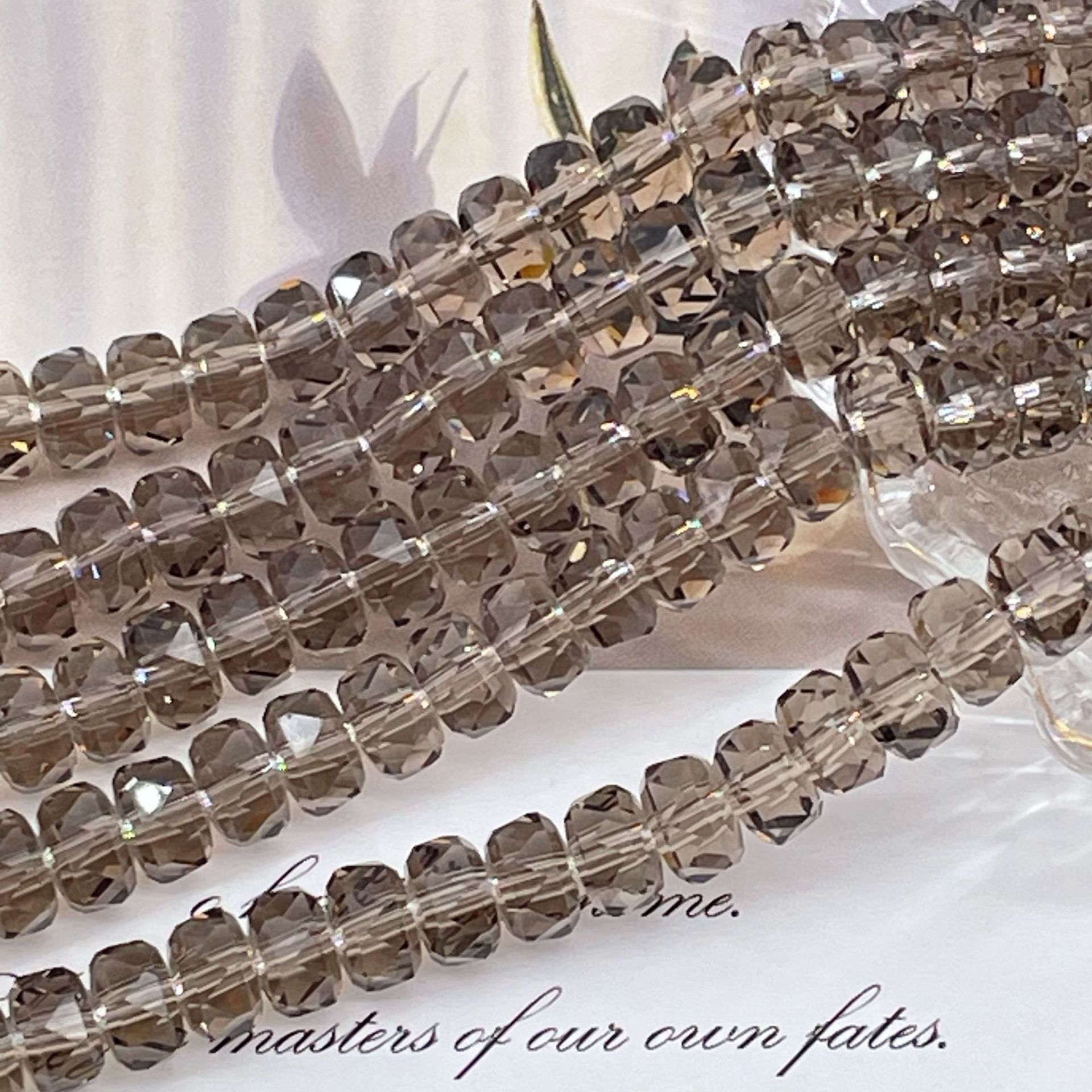 8mm Rainbow Wheel Jingjing Diy Jewelry Este embrión Vidrio Cristal Jewelry Pulsera Collar Moda Jewelry Accesorios dispersos