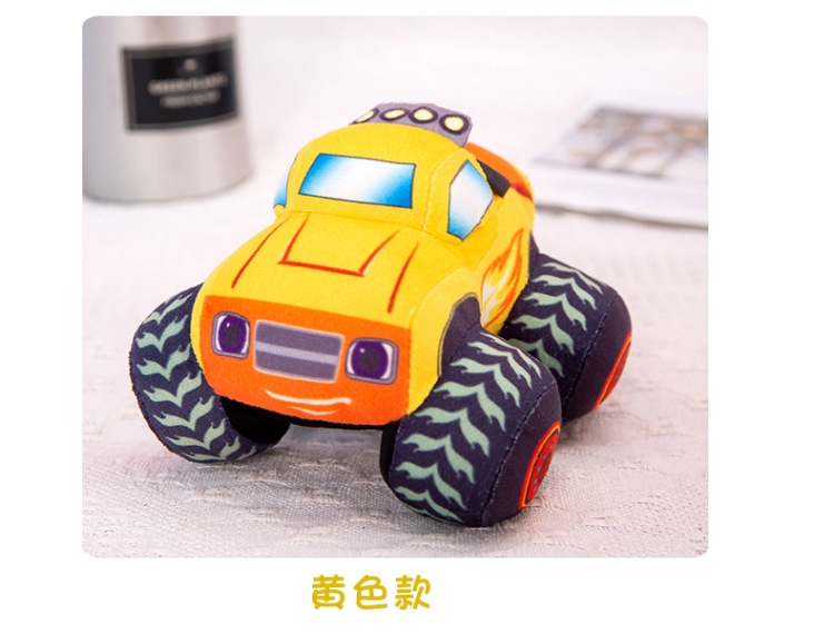 Manufacturer Wholesale Off-Road Vehicle Plush Toy Car Pillow Cute Doll Little Boy Birthday Gift Claw Machine Prize