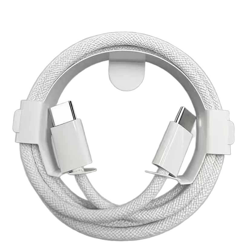 適用於蘋果PD快充編織數據線C to C 60W雙頭充電線2米原裝正品 4