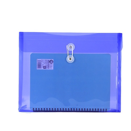 A4 rope-wrapped PP large-capacity file bag student waterproof transparent test paper bag office simple storage file bag