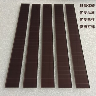 Amorphous silicon solar panel strip amorphous photovoltaic panel shutter solar panel 17v curtain device