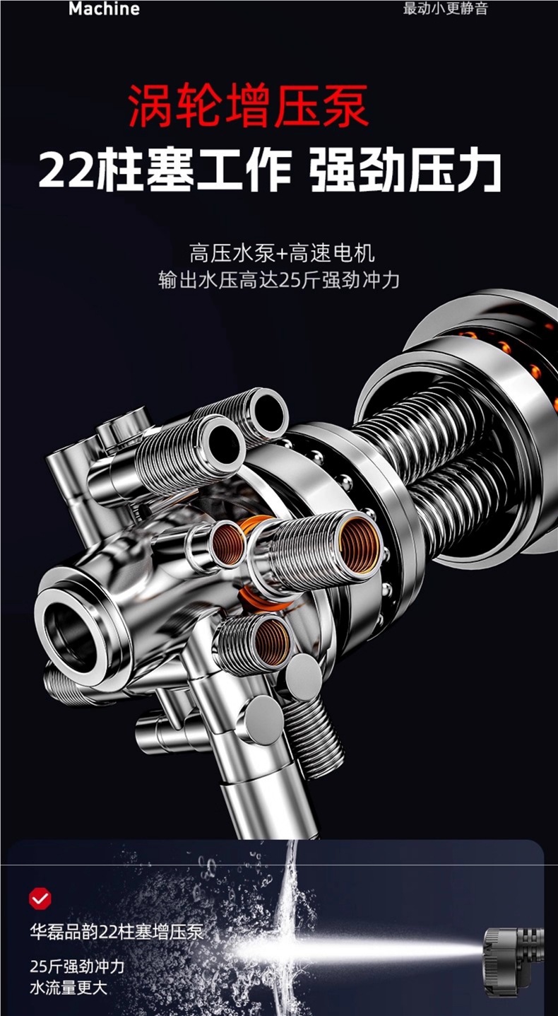 Wireless Car Washing Machine, Household High-Pressure Water Gun Cleaning Artifact, Car Charging, High-Power Lithium Battery, Powerful Booster
