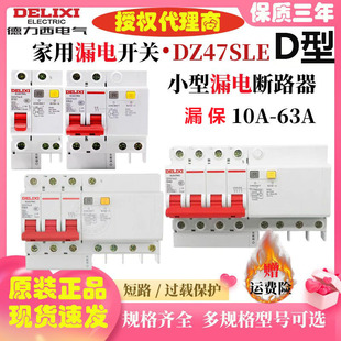 Delixi Household Air Switch with Leakage Protector DZ47LE DZ47sLE Circuit Breaker Leakage Protection Type D