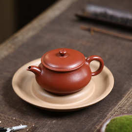朱泥明炉紫砂壶宜兴工艺匠作茶壶乌龙茶普洱茶专用透气聚香实用壶