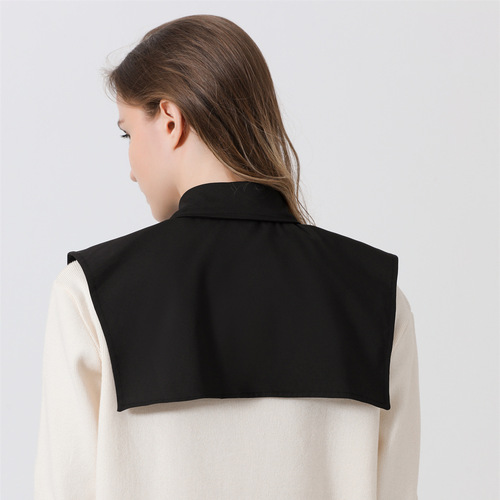 Summer thin shirt-style shawl collar, large peak collar, versatile suit fake collar, decorative small vest, large swing collar