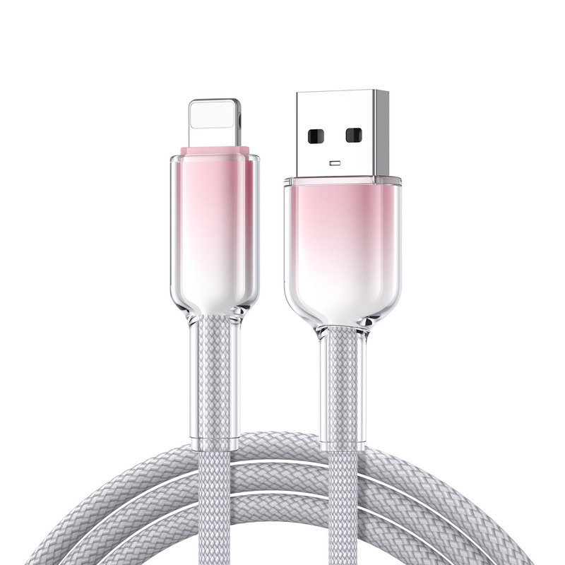 グラデーション氷晶透明pd60w急速充電ケーブルは華為iphone16充電線リンゴ15急速充電を適用する|undefined
