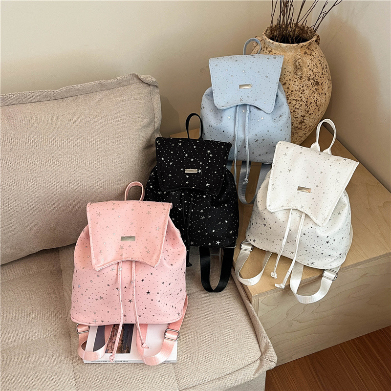 Mochila de gran capacidad para mujeres dulces 2026 nuevo estilo coreano versátil mochila de estudiantes nicho mochila portátil