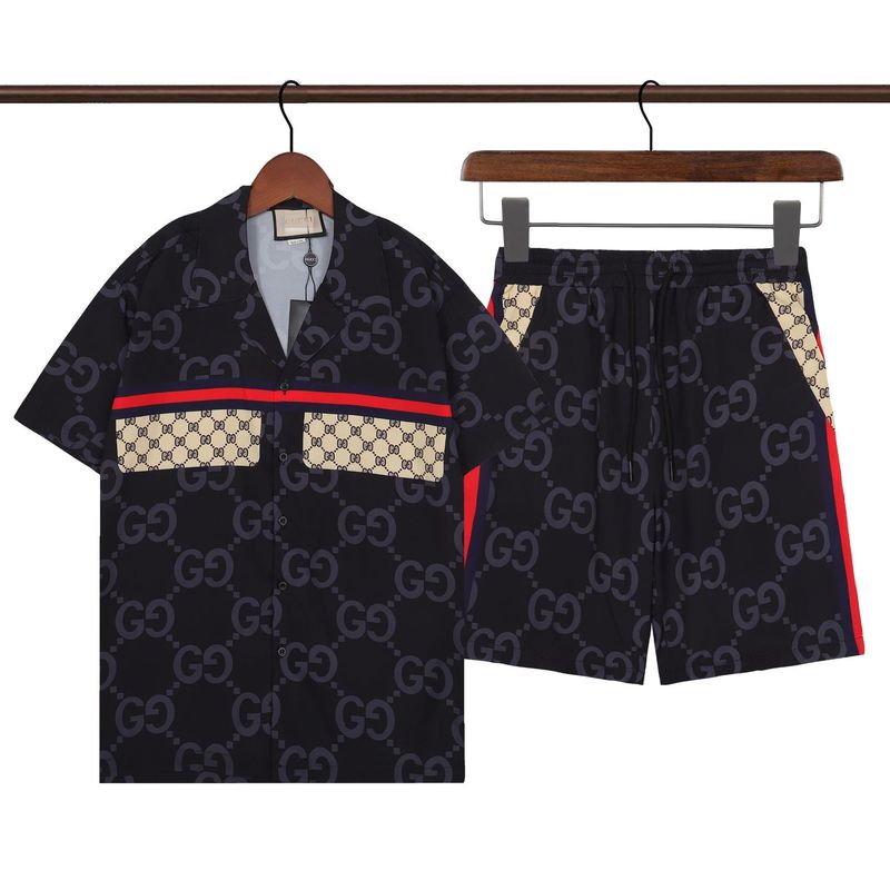 外国貿易卸売り男性シャツ夏潮牌范家古家満身アルファベットプリント半袖tシャツ2点セット|undefined