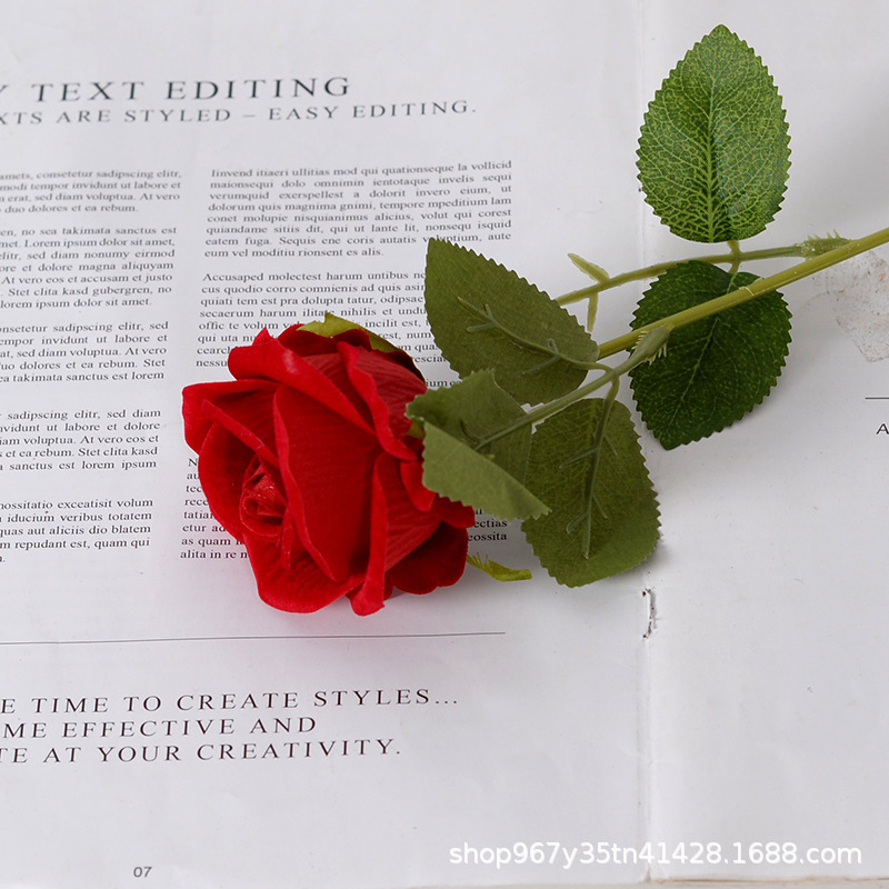 small flannel brilliant red