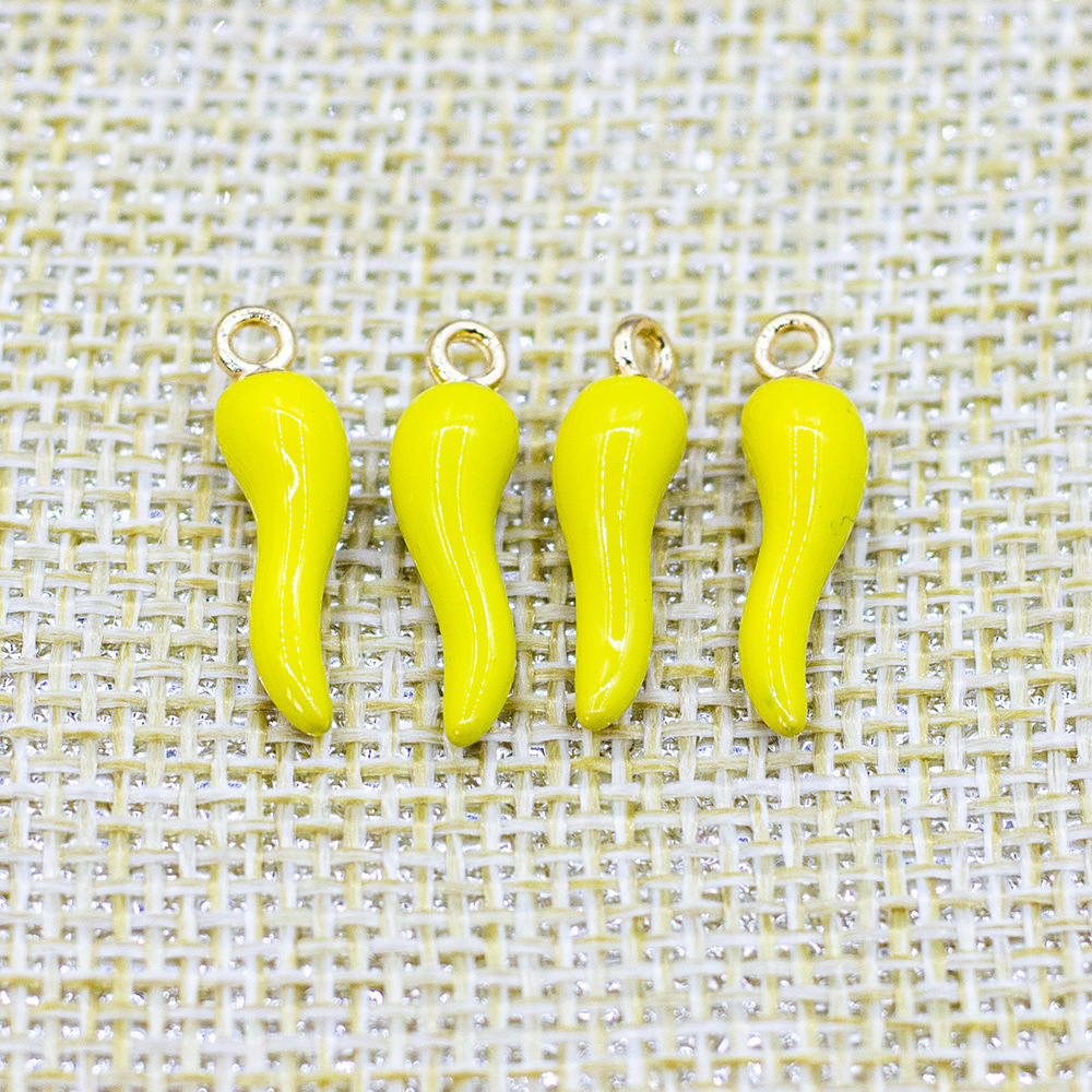 Accesorios de la joyería hecha a mano DIY aleación goteo pimienta 10 unids/pack casera pendientes colgante