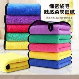 毛巾;方巾、中巾;抹布、百洁布