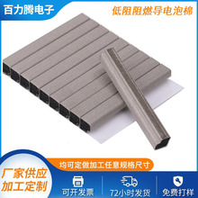 低电阻导电泡棉减震海绵电磁屏蔽材料背胶自粘防辐射高导电性能