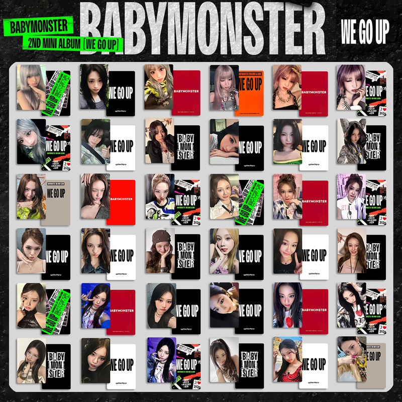 Babymonster We Go up Merchandise Album Special Edition Photocard K4 Autograph Signing Card Bm Photocard
