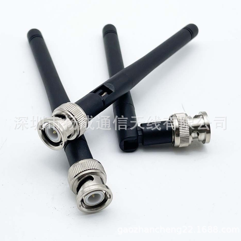 BNC(Q9)U段无线话筒天线780-830MHz高品质模块主机小折叠胶