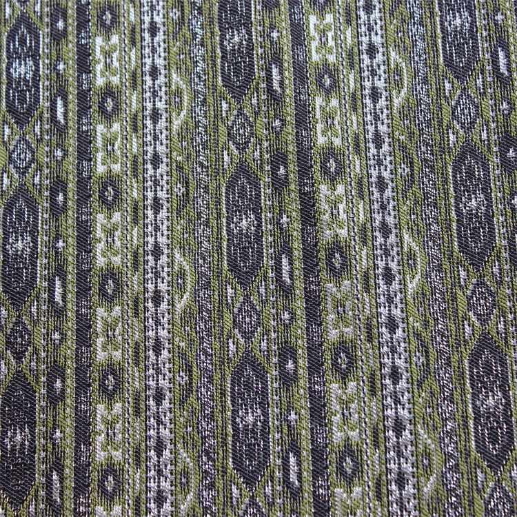 民族风图案金丝提花布梭织布面料适用于服装和装饰沙发布鞋子布