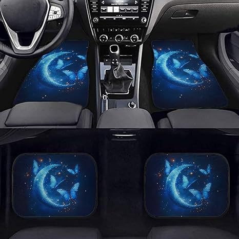 Temu Cross-Border Nordic Retro Car Floor Mats, Stain-Resistant and Wear-Resistant Four-Piece Set, Stain-Resistant Mats, Amazon Floor Mats Available for Wholesale