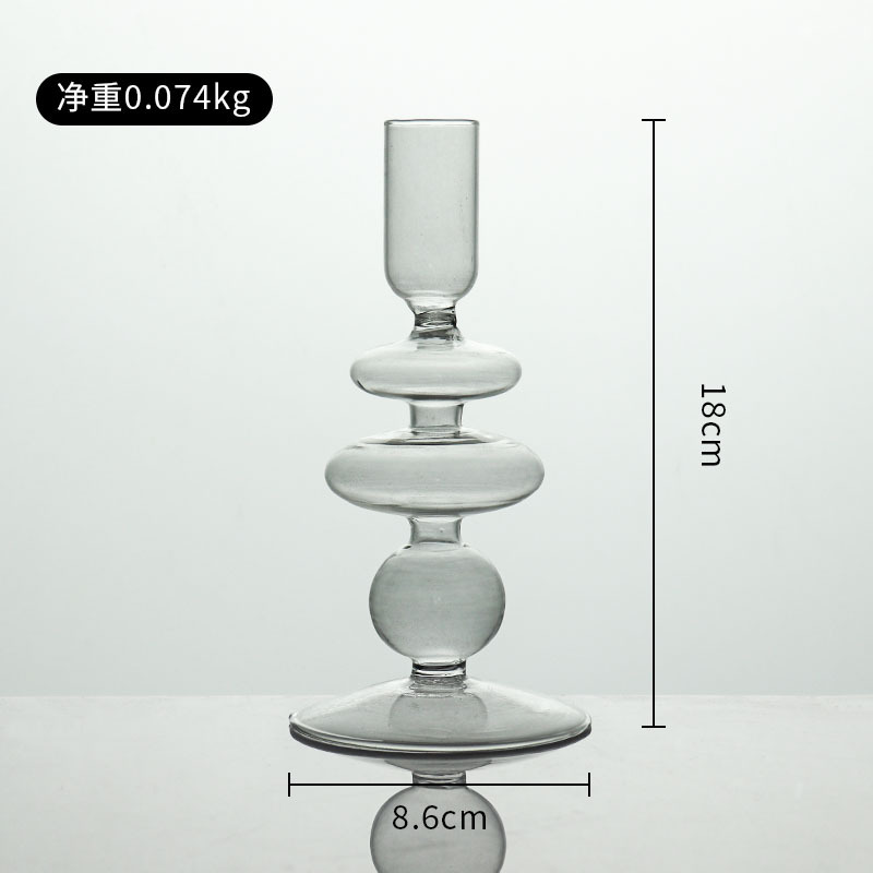 Directo de fábrica hogar Europeo retro candelabro de cristal simple casa romántica decoración adornos