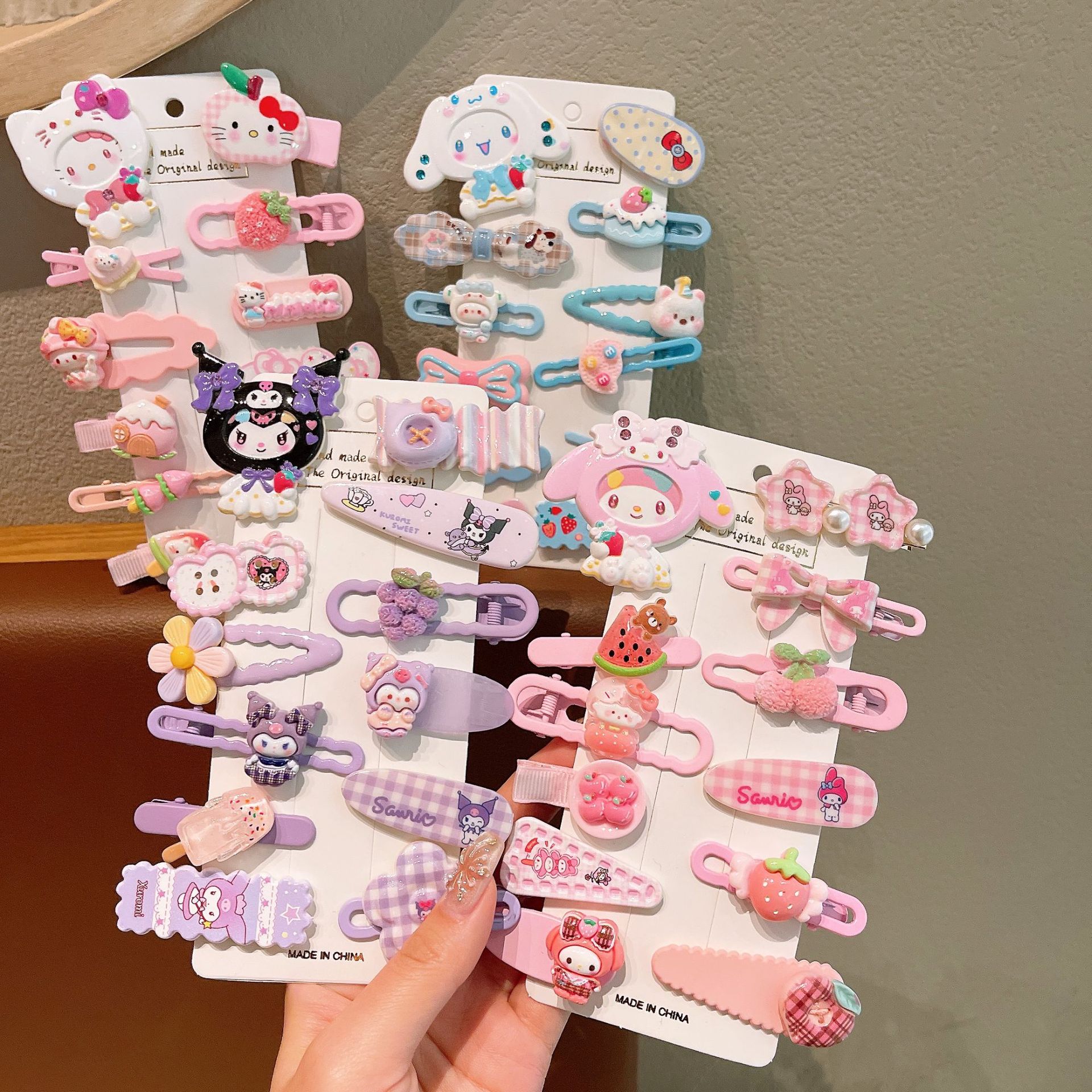 Dopamina lindos clips para el cabello bordes clips laterales clips para el cabello niños tocadillos clips para el cabello de boca de pato mujeres