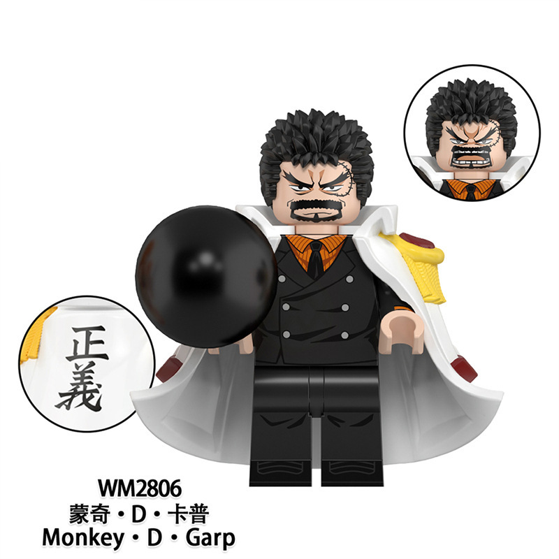 外国貿易特別袋入り漫画アニメーション WM6194 エース組み立てビルディングブロック人形おもちゃ|undefined