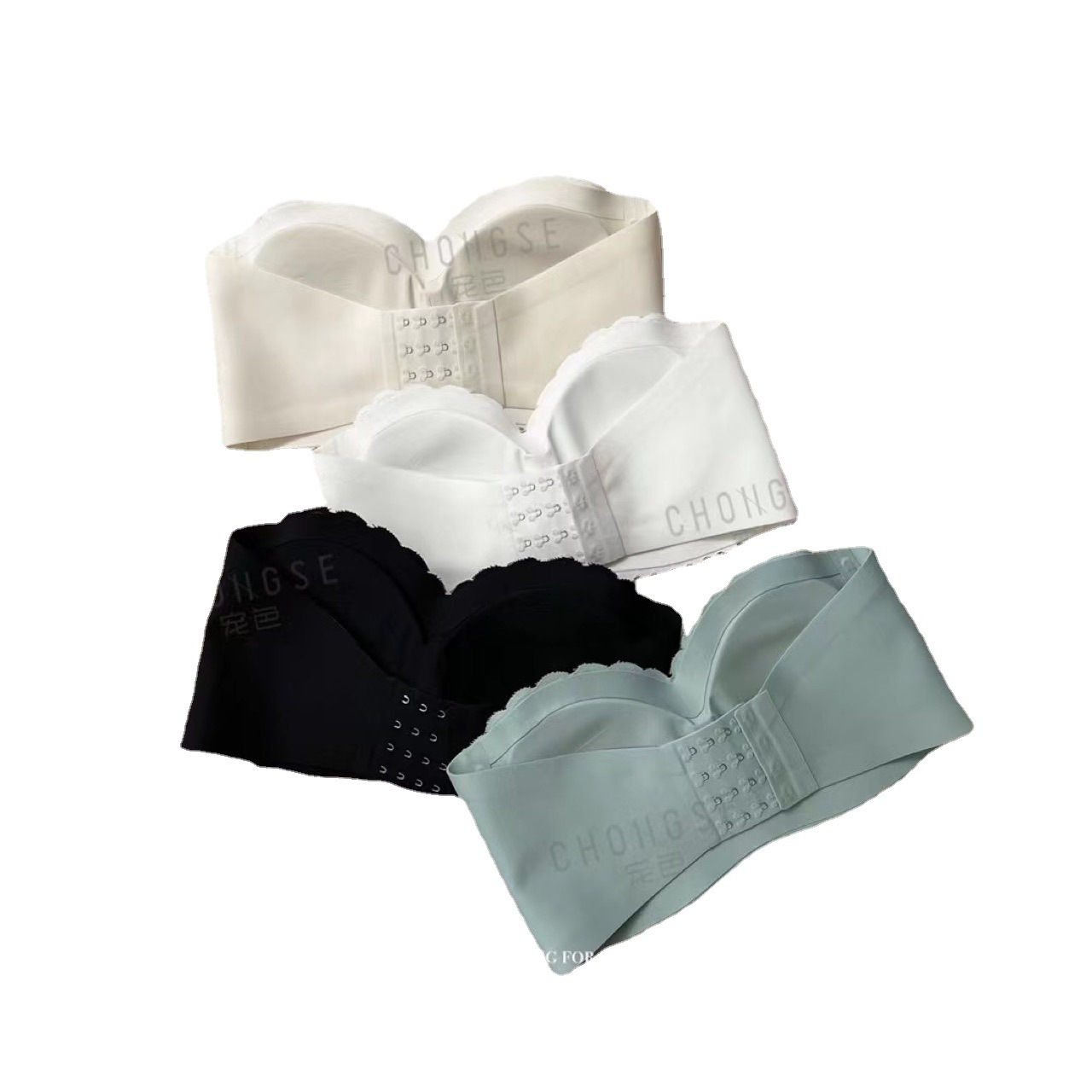 Venta caliente sin tirantes casual cómodo parte superior del cuerpo parche push up no corriendo Copa tubo superior sujetador ropa interior nuevo 7028