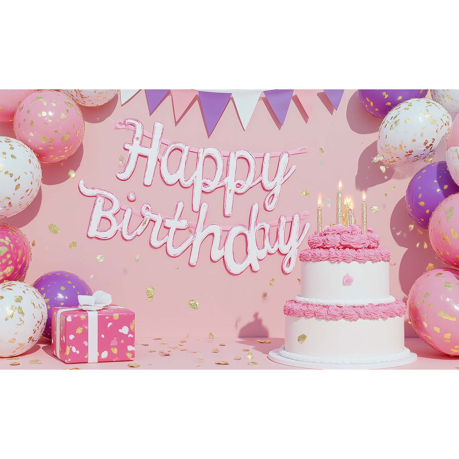 생일 배경 천 27