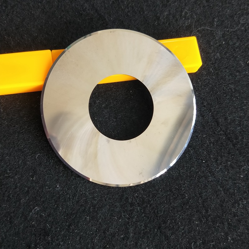 钨钢圆刀片60*19*0.3超薄硬质合金圆形切割刀 薄膜纸管分切小圆刀