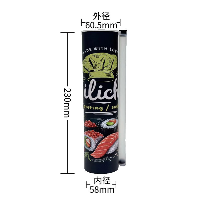 Lata de Cartón de Grado Alimenticio con Recubrimiento para Sushi image 9