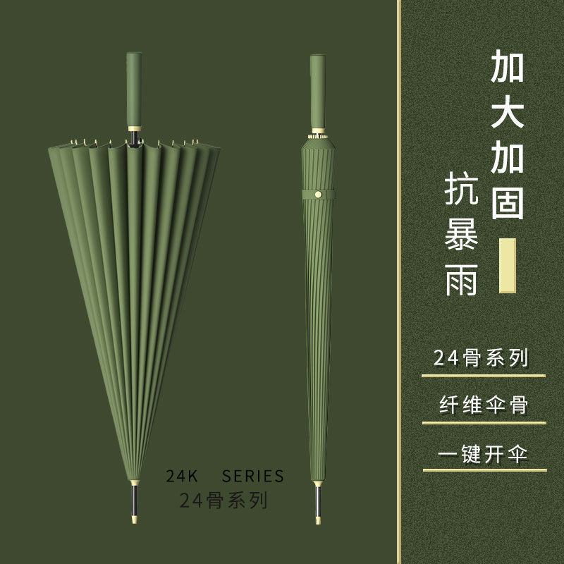 36骨暴雨大伞18骨双人32骨二十四骨长直柄自动十六骨抗风暴新|undefined