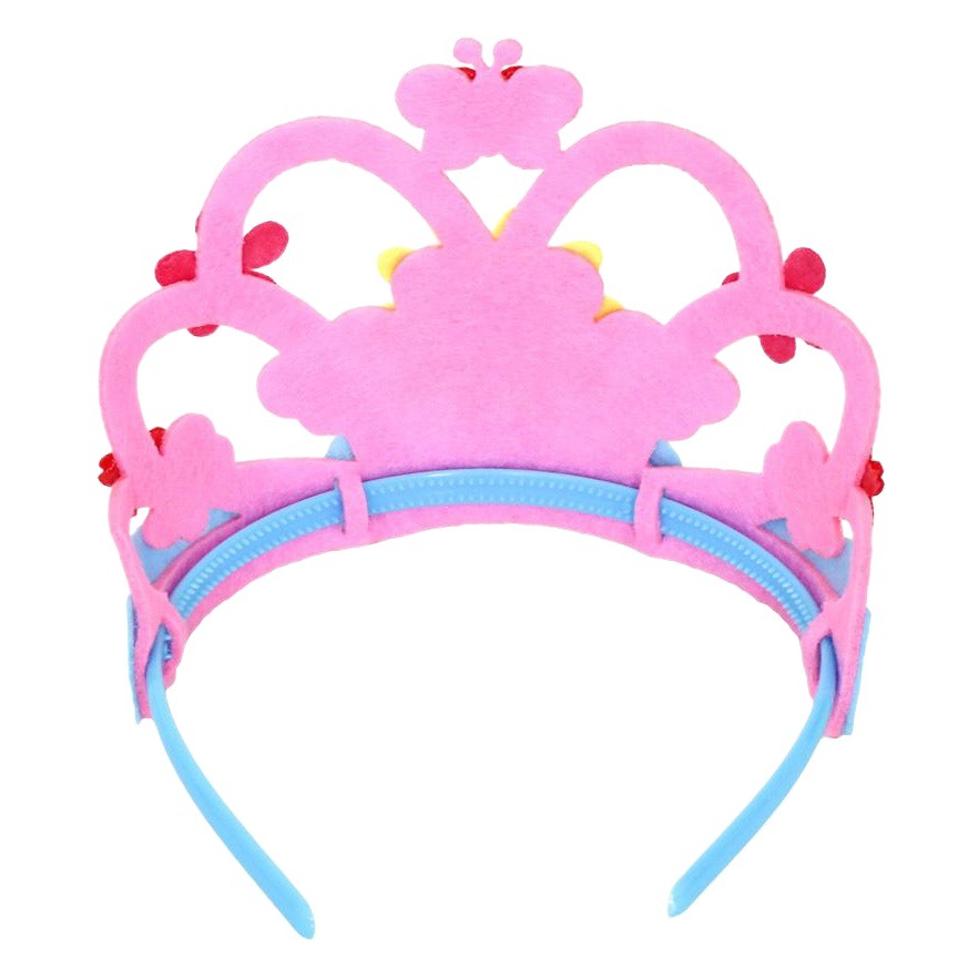 DIY material hecho a mano paquete kindergarten no tejido corona creativo pegatinas regalo de cumpleaños