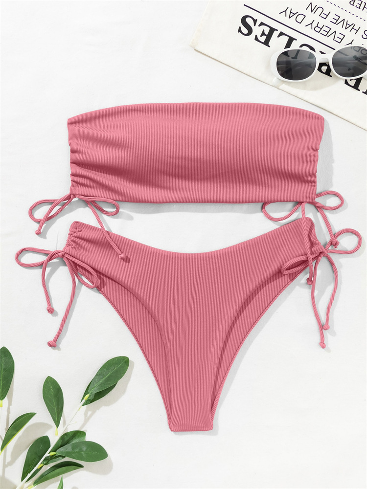 210g Weight Sexy Feel Of Sensation Low Waist Panties Waist Briefs Panties Style Bra&Panty Set Bra Category Nylon Fabric Type 2 Pieces Set Quantity Swimming Pool Occasion Solid Color Pattern Shelf Bra Bra Cup Women's Gender Women's Solid Color 2 Pieces Set Bikinis Swimwear 29