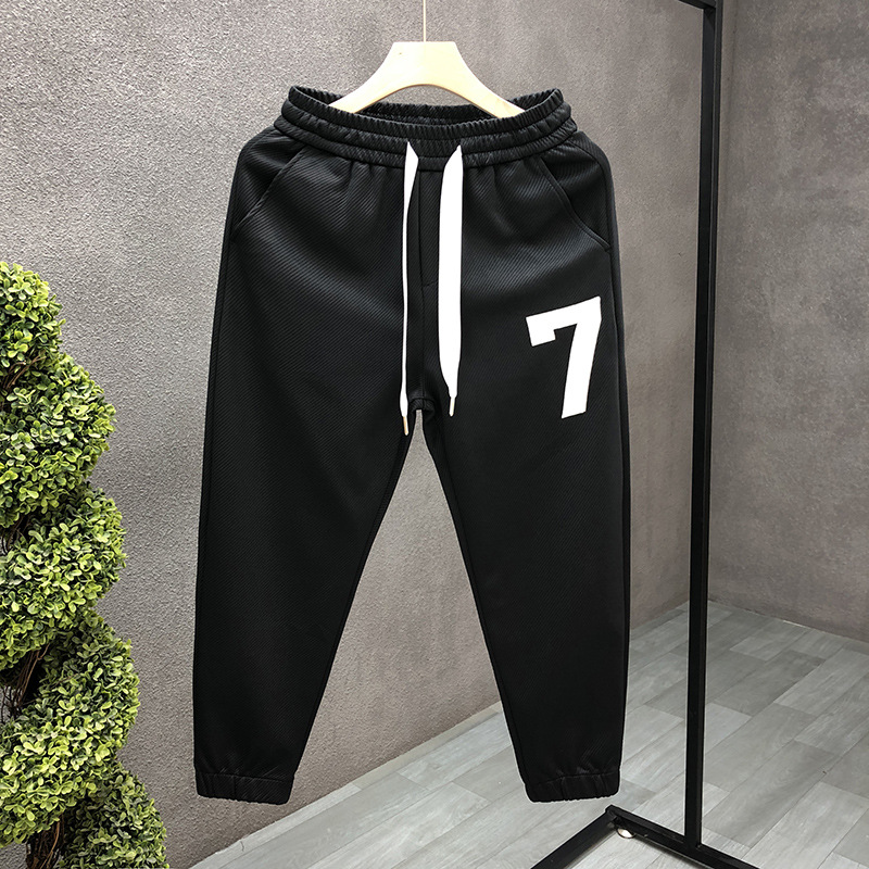 2024 neue Frühling Herbst Bestickte Casual Hosen für Männer Trendy Marke Lose Gerade Hosen Vielseitige Sport Hosen Jogginghose Jogging_voghion.com