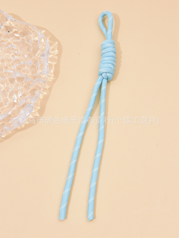 网红miu包包系挂绳时尚手工编织彩色打结细绳手机挂饰钥匙扣挂|undefined