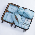 现货批发旅行衣服整理收纳包便携大容量行李箱分类七件套收纳袋