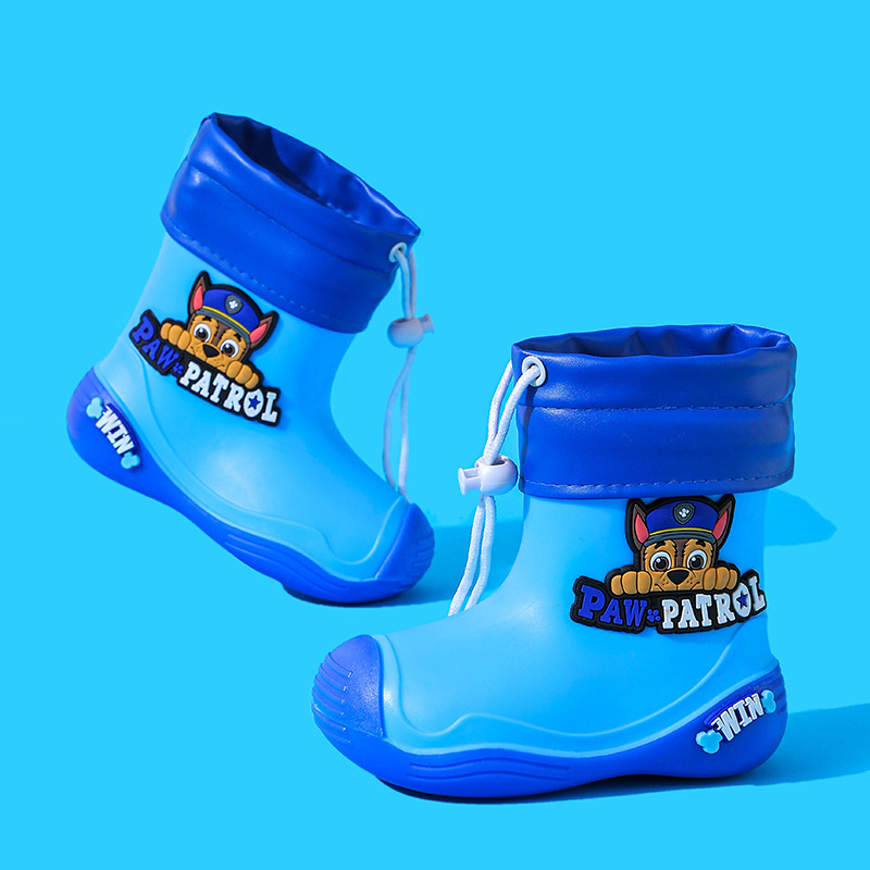 Botas de lluvia para bebés, zapatos de lluvia de moda para niños, zapatos de agua antideslizantes para niños pequeños, zapatos de agua ultra impermeables