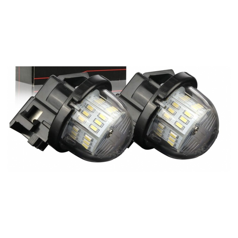 Suitable for 2018+ Suzuki Jimny JB64 JB74 2 Pieces of 18 Lamp Beads Original Car Plug-in LED License Plate Lights